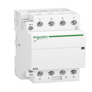 Stycznik modułowy 40A 4NO (4Z 0R) 230/240VAC 50Hz, Acti9 iCT50-40-40-230; A9C20844, SCHNEIDER ELECTRIC