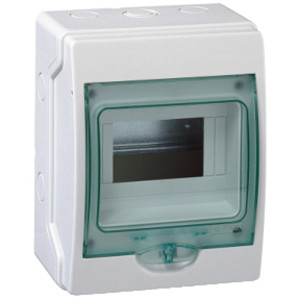 Rozdzielnica natynkowa 1x6M hermetyczna IP65 Mini Mureva, drzwi transparentne, mMRV-1-6-NT-T; 13442 SCHNEIDER ELECTRIC