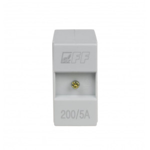 Przekładnik prądowy na kabel i szynę fi22+30/25/20x10mm 200/5A fi22, kl. 0,5; TI-200-5, F&F