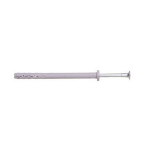 Kołek wbijany szybkiego montażu z kołnierzem 6x80mm, opk=100szt; FX-06K080, KOELNER