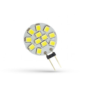 Żarówka LED G4 12V 1.2W 12 LED CW 20mm SPECTRUM