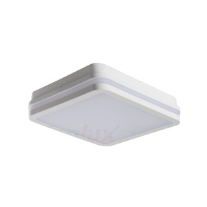 Plafoniera LED , kwadratowa, 2060lm, 4000K, IP54, biała BENO 24W NW-L-W