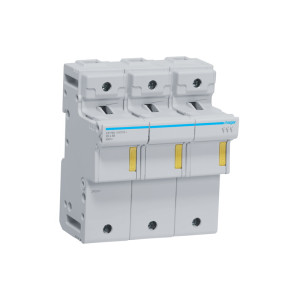 Modułowa podstawa bezpiecznikowa 3P wkładki bezpiecznikowe cylindryczne L58 22x58mm 125A 690VAC; LR703, HAGER