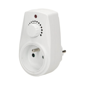 Ściemniacz z gniazdem 2P+Z, max.280W