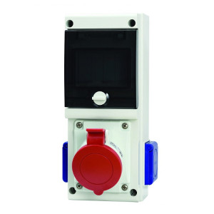 Rozdzielnica przenośna 4M 1x32A/5P, 2x230V-B1