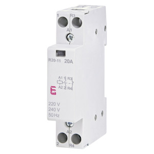 Stycznik modułowy 20A 230VAC 2P 1NO 1NC (1Z 1R) 1M, R20-11 230V; 002461220 ETI