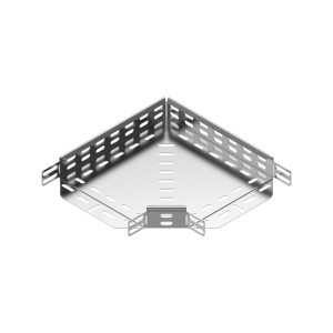 Kolanko korytka 90 stopni szerokość 400mm wysokość 42mm, grubość blachy 1,0mm, KKJ400H42; 145840 BAKS