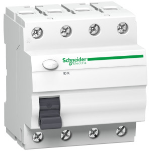 Wyłącznik różnicowoprądowy 25A 4-biegunowy 30mA typ A, K60 IDK-25-4-30-A; A9Z01425, SCHNEIDER ELECTRIC