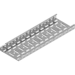 Korytko kablowe metalowe perforowane szerokość 50mm wysokość 42mm, blacha 0,5mm, szt.=2m, KGR50H42/2; 140105 BAKS