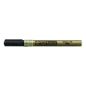 Marker Pen-touch Extra Fine złoty, Sakura