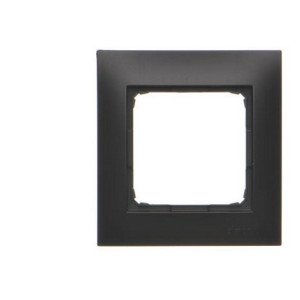 SIMON 54 Premium Ramka pojedyncza IP20 /IP44, czarny; DR1/49 KONTAKT-SIMON