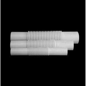 Złączka giętka kompensacyjna do rur elektroinstalacyjnych PVC, biała, ZCL 22; 10120, TT PLAST
