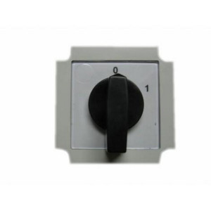 Łącznik krzywkowy 10A 3-biegunowy 0-1 w obudowie IP55 4G10-10-PK; 63-840306-011, APATOR