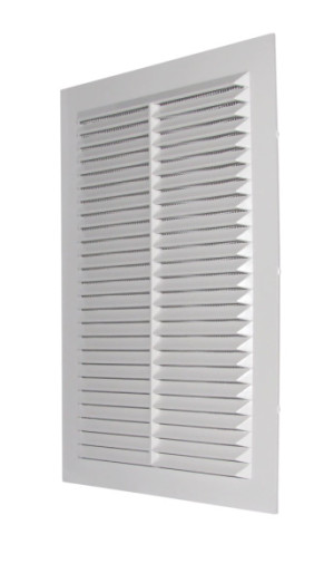 Kratka wentylacyjna classic wentylator 140x140mm, wymiary zewn: 137x137x8mm, biały, D/140 W; 007-0169, DOSPEL