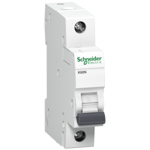 Wyłącznik nadprądowy 1P C 40A 6kA AC, K60N-C40-1; A9K02140, SCHNEIDER ELECTRIC