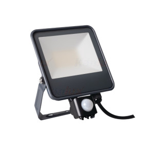 Naświetlacz LED IQ-LED FL-30W-NW-SE 3450lm, IP44, 4000K czarny z czujnikiem