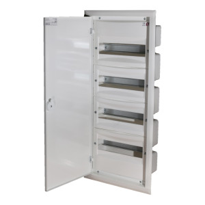 Rozdzielnica modułowa 4x12M podtynkowa IP40, drzwi metalowe, ERP12-4; 001101206, ETI POLAM