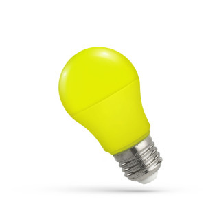 Żarówka LED GLS 5W 230V E27 ŻÓŁTA, Spectrum