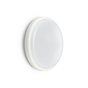 Plafon LED z czujnikiem ruchu 19W 1700lm, barwa światła neutralna biel 4000K, obudowa biała IP65 IK08 fi285mm wys.64mm, 120st 3 lata gwar, WL070V LED17S/840 PSU MDU II WH; PHILIPS