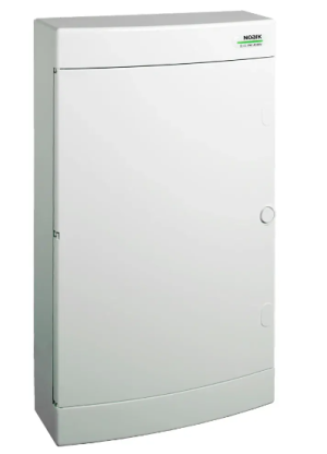 PNS 36W Plastikowa rozdzielnica n/t, białe drzwi IP40, 3 rzędy, 3x12 modułów
