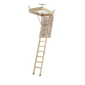 Schody strychowe drewniane LWZ Plus 60x120/280 FAKRO