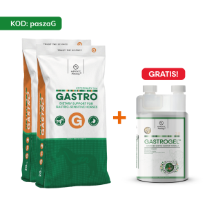 ZESTAW 2x Hippovet Pharmacy VeterinaryLine GASTRO + GASTROGEL 1,2l