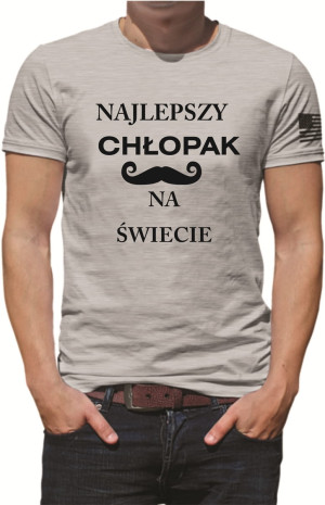 KOSZULKA MĘSKA NAJLEPSZY CHŁOPAK NA ŚWIECIE