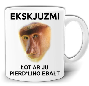 NOSACZ KUBEK EKSKJUZMI ŁOT AR PIERD*LING EBAŁT KUBEK W PUDEŁKO GW179