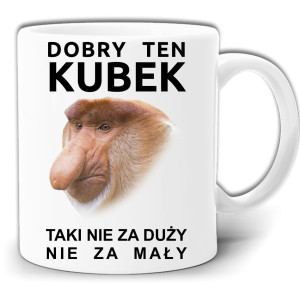 NOSACZ JANUSZ DOBRY TEN KUBEK NIE ZA DUŻY NIE ZA MAŁY KUBEK + PUDEŁKO GW178