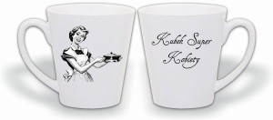 KUBEK LATTE Z NADRUKIEM DLA SUPER KOBIETY LM9