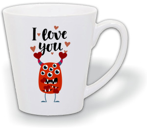 LATTE KUBEK I LOVE YOU KOCHAM CIĘ Z NADRUKIEM LM8