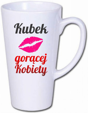 LATTE KUBEK GORĄCEJ KOBIETY LATE DUŻY NADRUK LD5