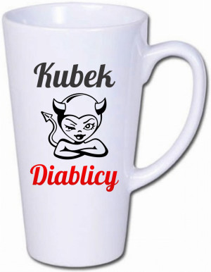 LATTE KUBEK LATE Z NADRUKIEM DIABLICY DUŻY LD7