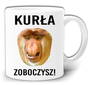 ŚMIESZNYT KUBEK KURŁA ZOBACZYSZ ! W PUDEŁKU GW220