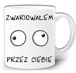 ZWARIOWAŁEM PRZEZ CIEBIE KUBEK W PUDEŁKU GW247