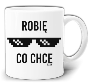 ROBIE CO CHCE SZEF ŚMIESZNY KUBEK W PUDEŁKU GW256