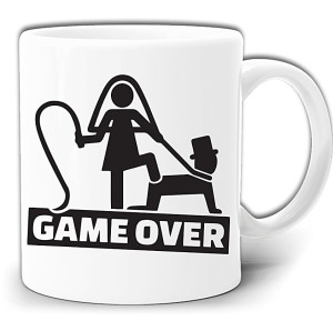 GAME OVER ŚMIESZNY KUBEK + PUDEŁKO GW289