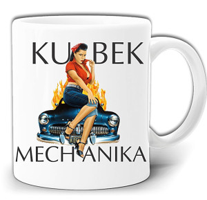 KUBEK MECHANIKA KUBEK Z NADRUKIEM + PUDEŁKO GW287