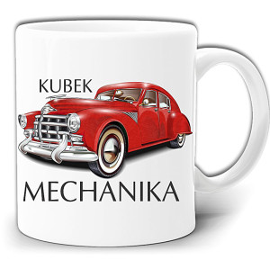 KUBEK MECHANIKA KUBEK Z NADRUKIEM + PUDEŁKO GW286