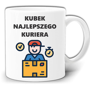 KUBEK NAJLEPSZEGO KURIERA KUBEK + PUDEŁKO GW316