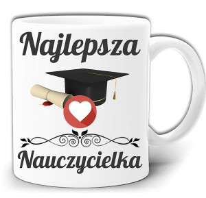 NAJLEPSZA NAUCZYCIELKA PREZENT DLA NAUCZYCIELKI KUBEK + PUDEŁKO GW340