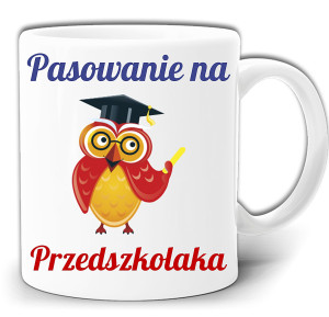 PASOWANIE NA PRZEDSZKOLAKA PAMIĄTKA PREZENT KUBEK + PUDEŁKO GW351