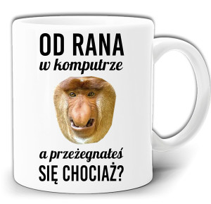 NOSACZ JANUSZ OD RANA W KOMPUTERZE KUBEK + PUDEŁKO GW359