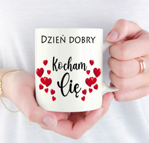 DZIEŃ DOBRY KOCHAM CIĘ KUBEK W PUDEŁKU GW236