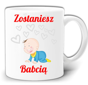 ZOSTANIESZ BABCIĄ KUBEK DLA BABCI + PUDEŁKO GW391