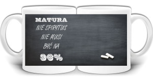 MATURA NIE SPIRYTUS KUBEK ABSOLWENTA W PUDEŁKU GW402