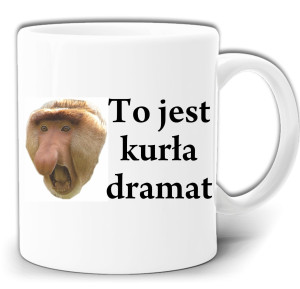 TO JEST KURŁA DRAMAT NOSACZ KUBEK W PUDEŁKU GW409