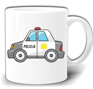 KUBEK POLICJANTA POLICJA KUBKI DZIECI + PUDEŁKO GW478