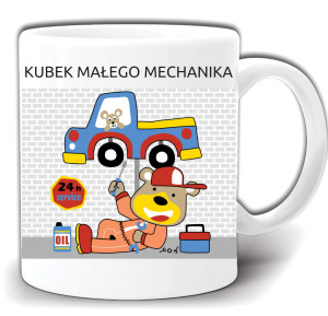 KUBEK MAŁEGO MECHANIKA KUBKI DLA DZIECI + PUDEŁKO GW480