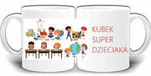 KUBEK SUPER DZIECIAKA KUBKI DLA DZIECI + PUDEŁKO GW484